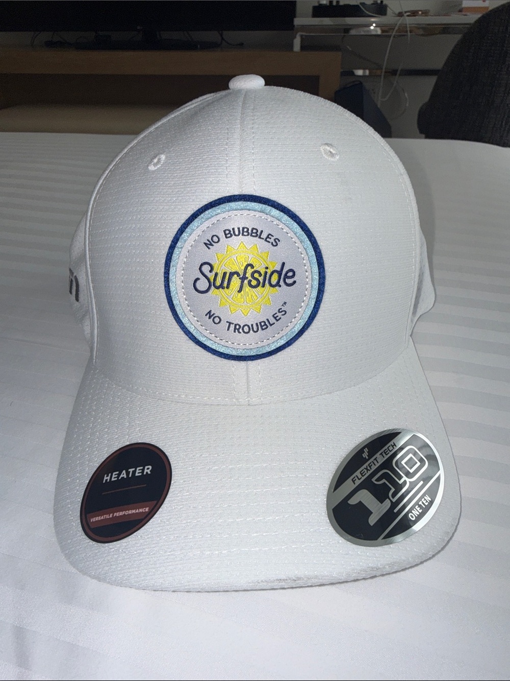 Men’s White Surfside Performance Cap